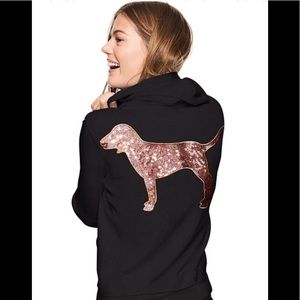 Bling quarter zip jacket